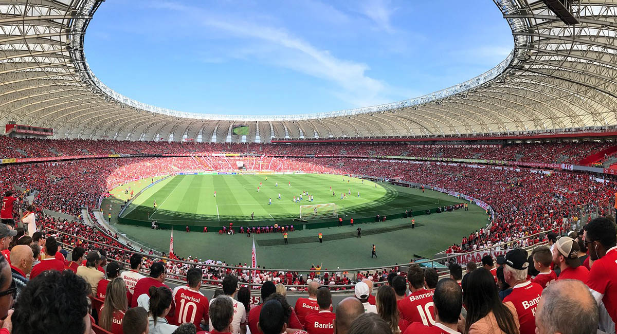 crowded stadium soccer football