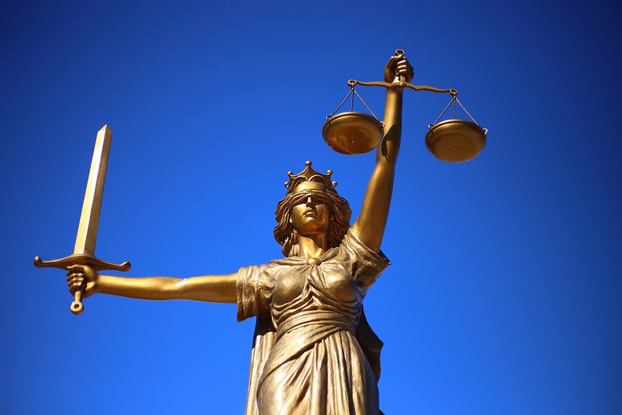 Lady Justice from Greek mythology Statue of Lady Justice from Greek mythology