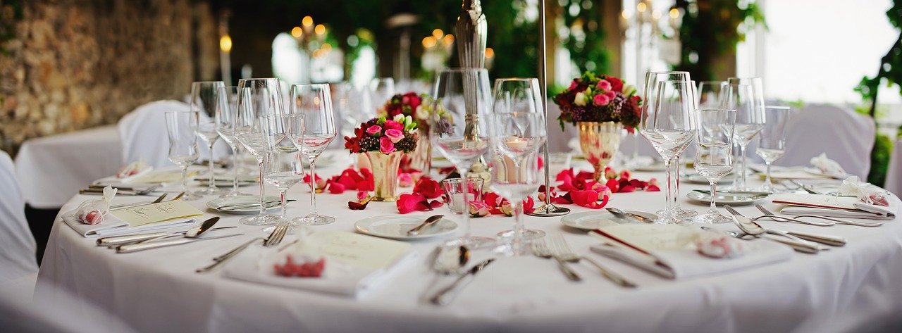 Congratulations on your retirement! formal dinner party table setting