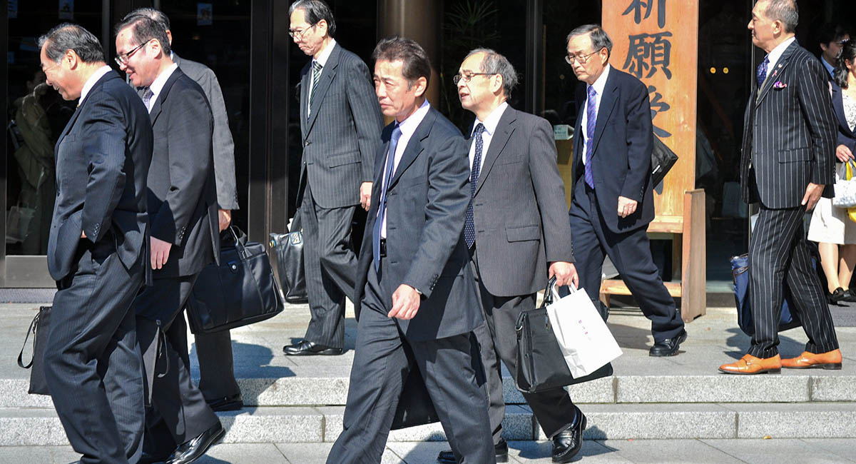 Businessmen in Japan