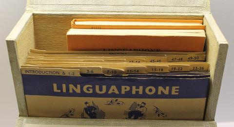 Old "Linguaphone" language course