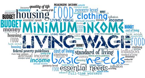 word cloud wages
